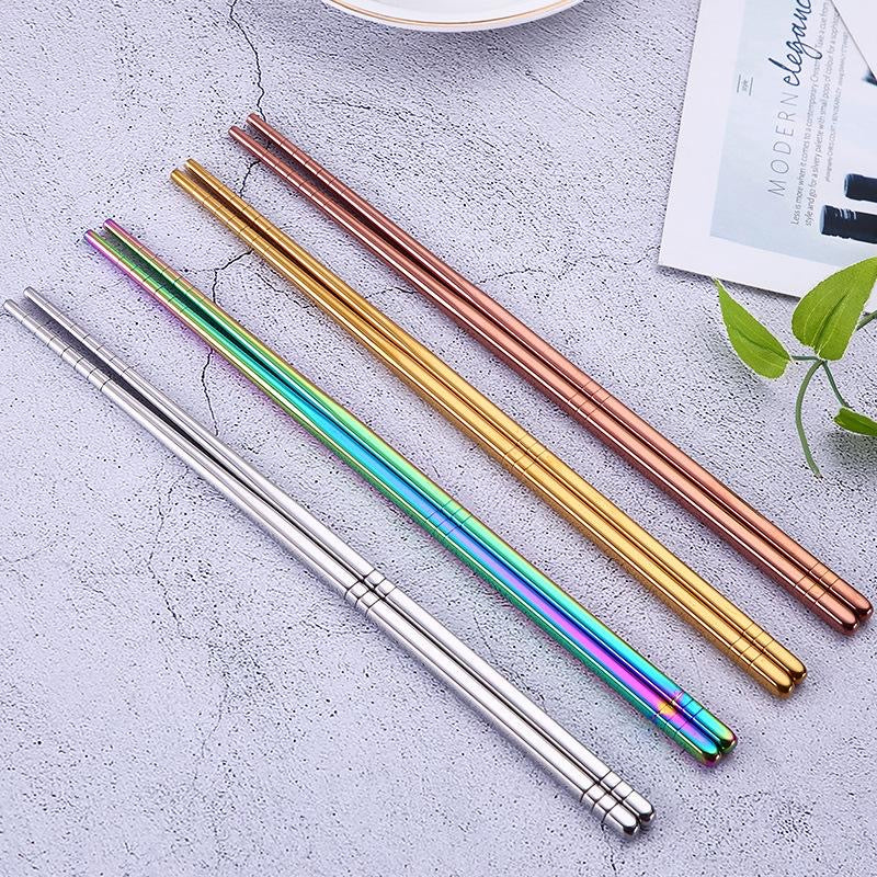Buy Rack Jack premium luxury stainless steel chopsticks - 1 pair - rainbow  Online at Best Prices in India - JioMart.